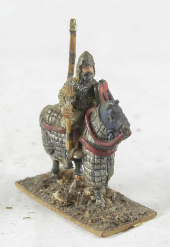 Lead figurine - Eastern horseback warrior