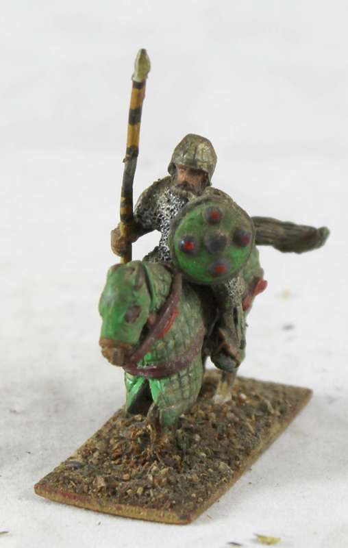 Lead figurine - Eastern horseback warrior