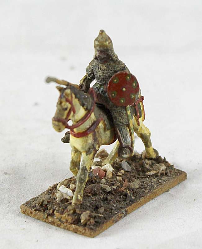 Lead figurine - Eastern horseback warrior