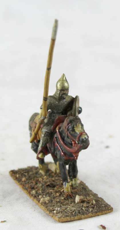 Lead figurine - Eastern horseback warrior