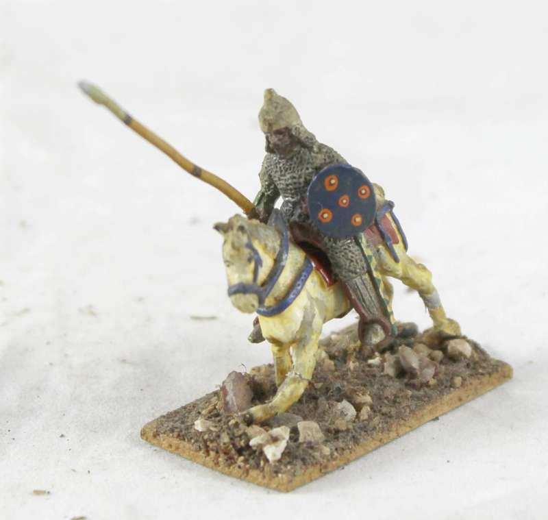 Lead figurine - Eastern horseback warrior
