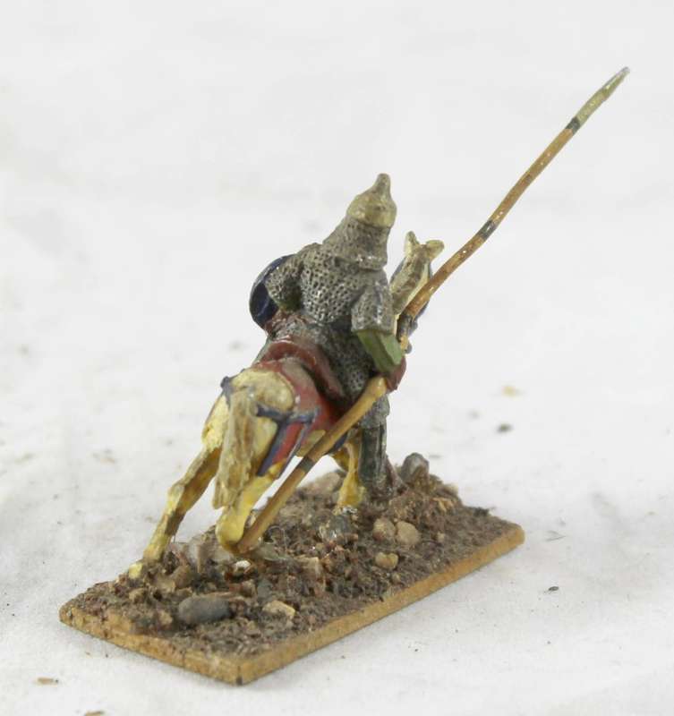 Lead figurine - Eastern horseback warrior