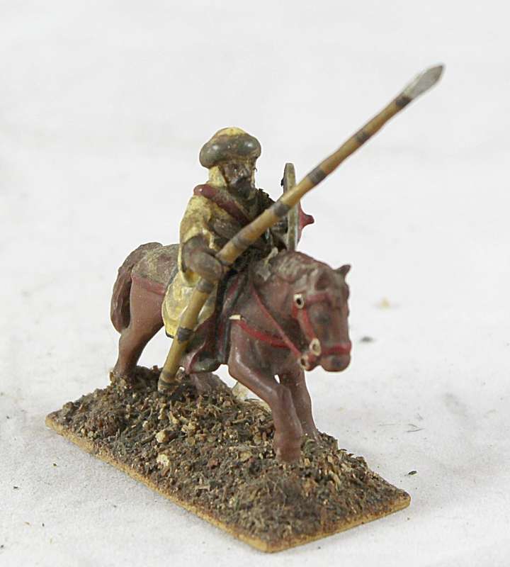 Lead figurine - Eastern horseback warrior