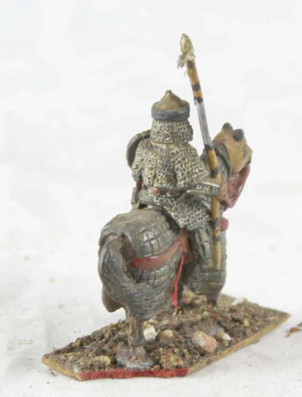 Lead figurine - Eastern horseback warrior
