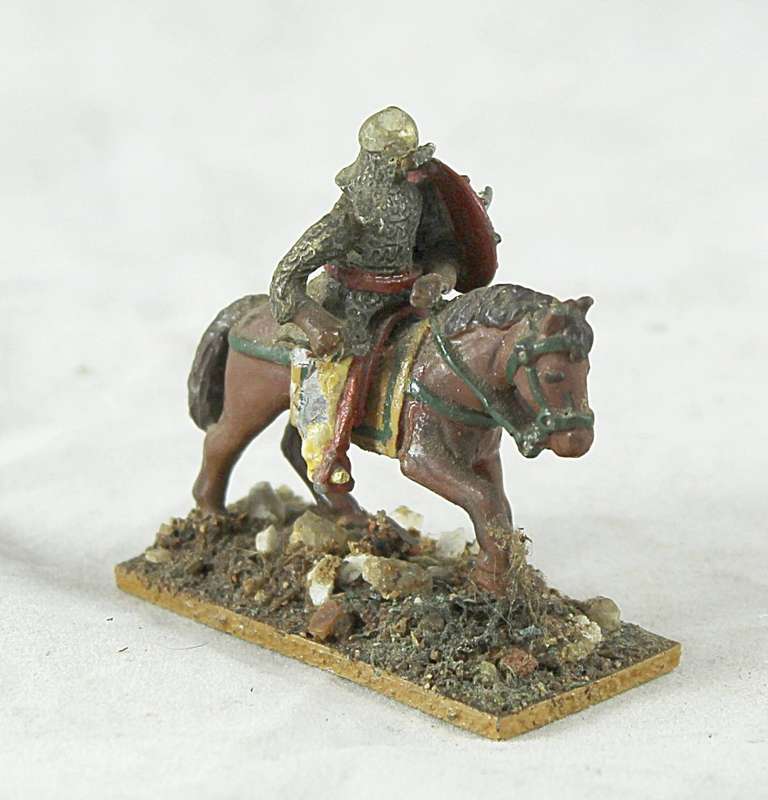 Lead figurine - Eastern horseback warrior