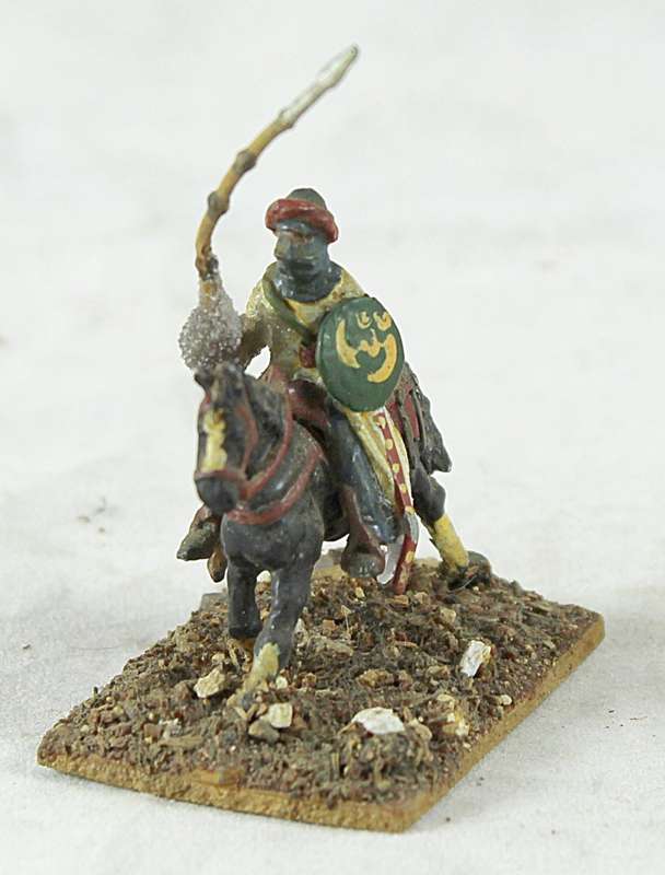 Lead figurine - Eastern horseback warrior