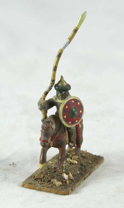 Lead figurine - Eastern horseback warrior