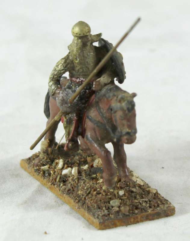 Lead figurine - Eastern horseback warrior