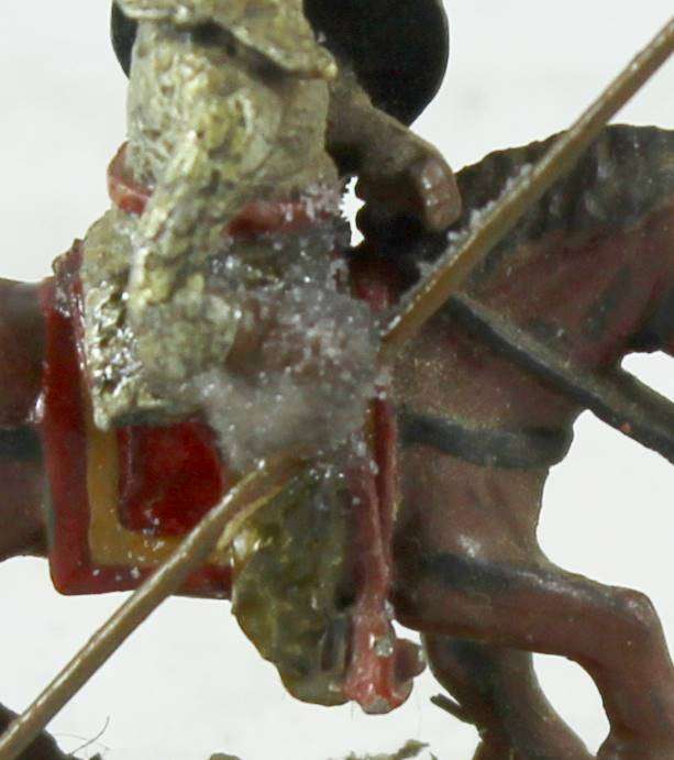 Lead figurine - Eastern horseback warrior