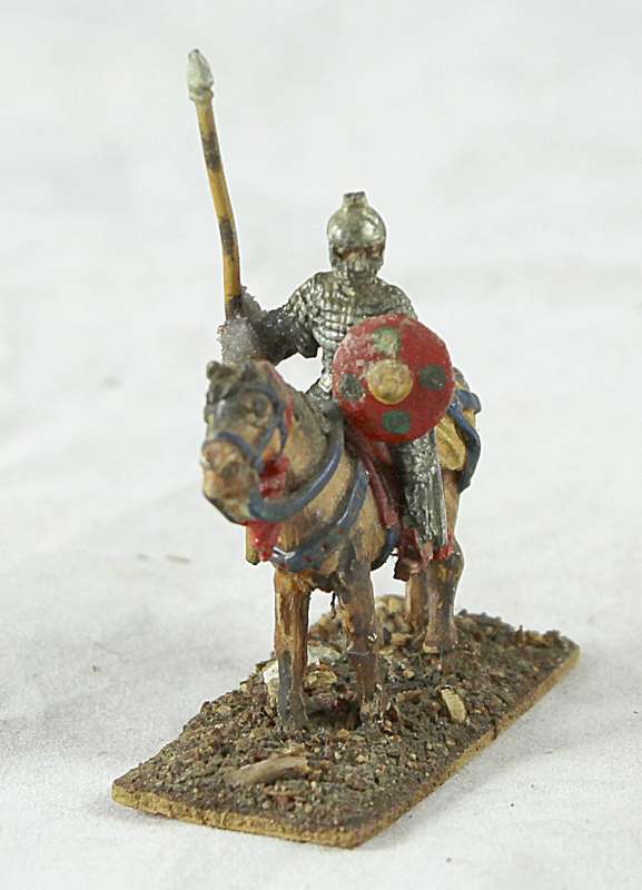 Lead figurine - Eastern horseback warrior