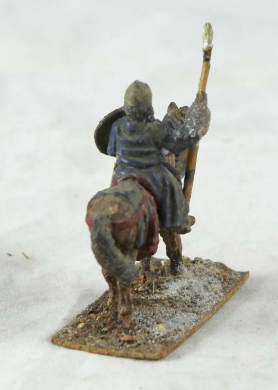 Lead figurine - Eastern horseback warrior