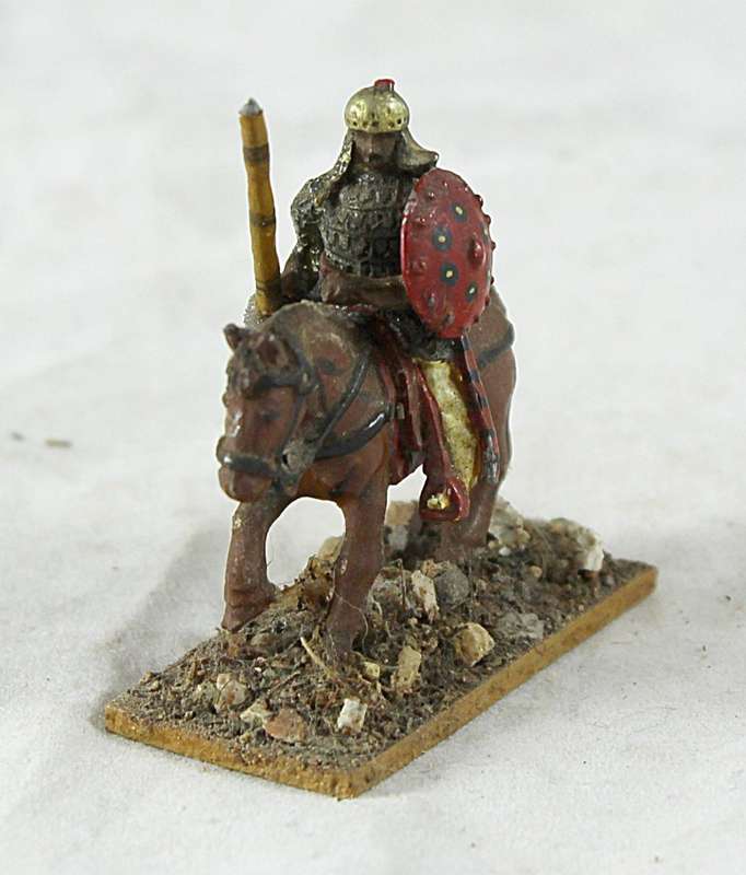 Lead figurine - Eastern horseback warrior