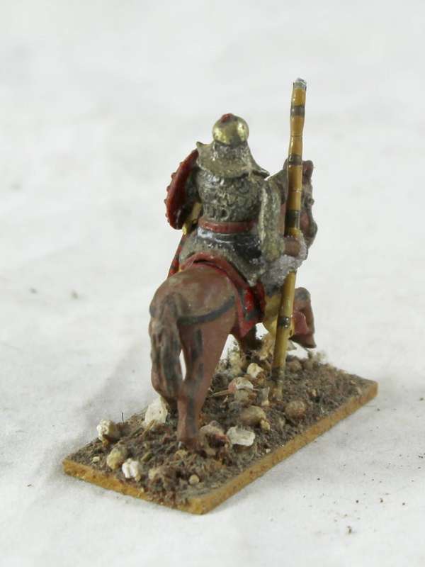 Lead figurine - Eastern horseback warrior