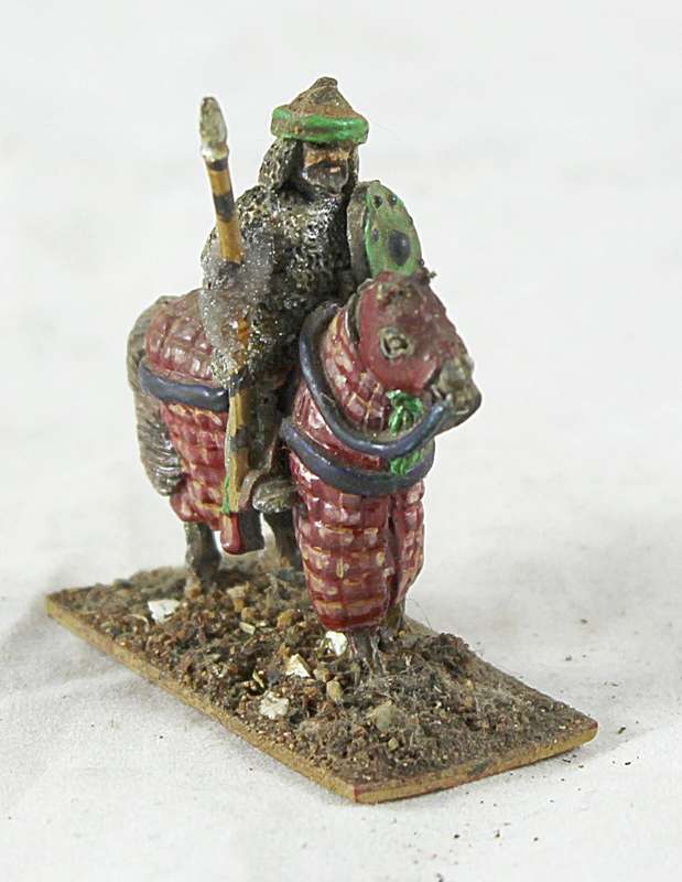 Lead figurine - Eastern horseback warrior
