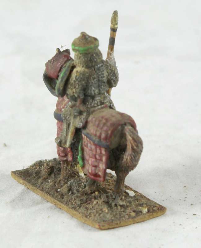 Lead figurine - Eastern horseback warrior