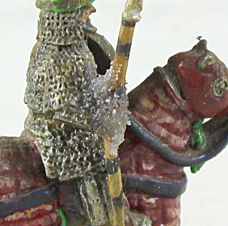 Lead figurine - Eastern horseback warrior