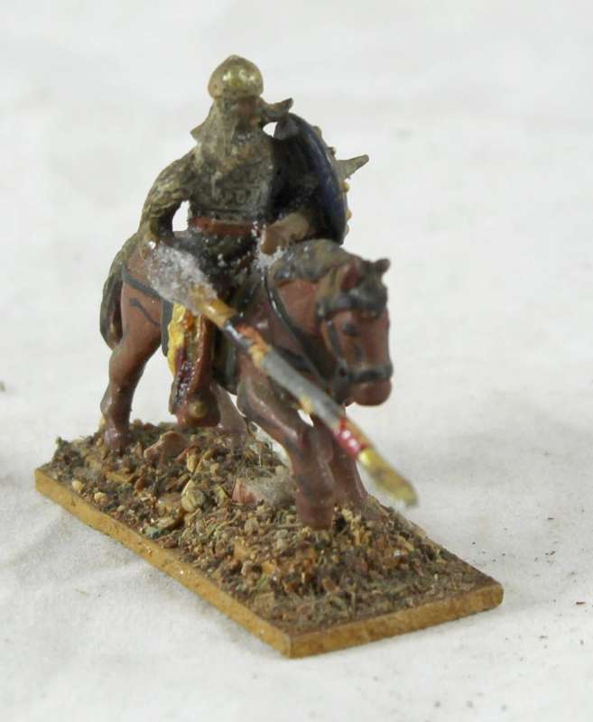Lead figurine - Eastern horseback warrior