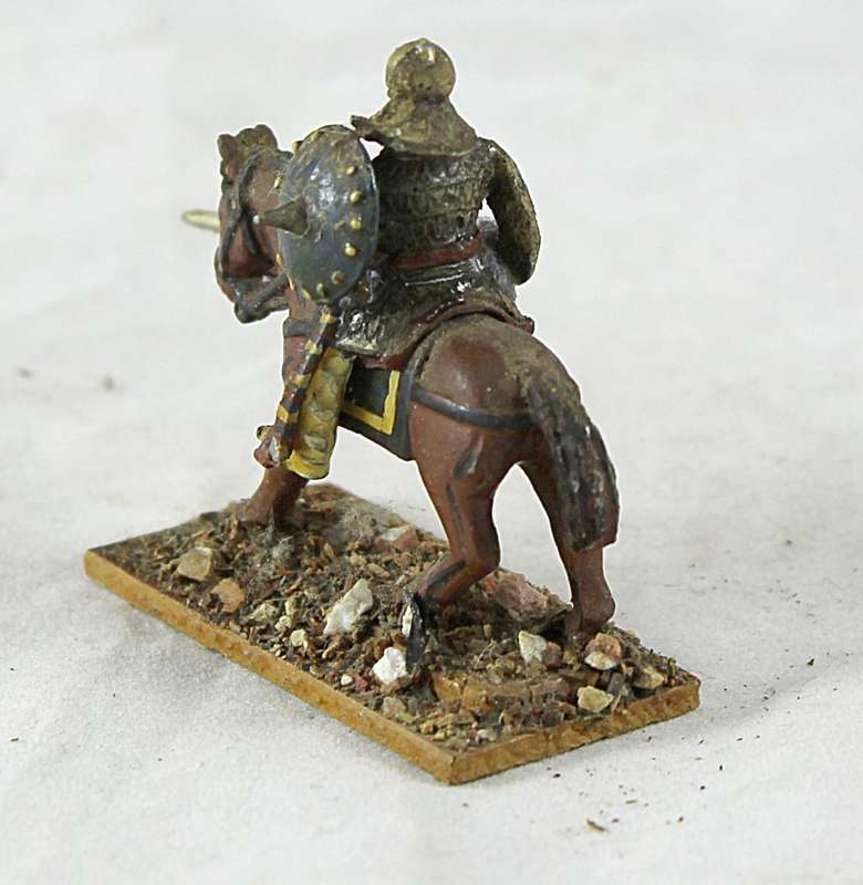 Lead figurine - Eastern horseback warrior