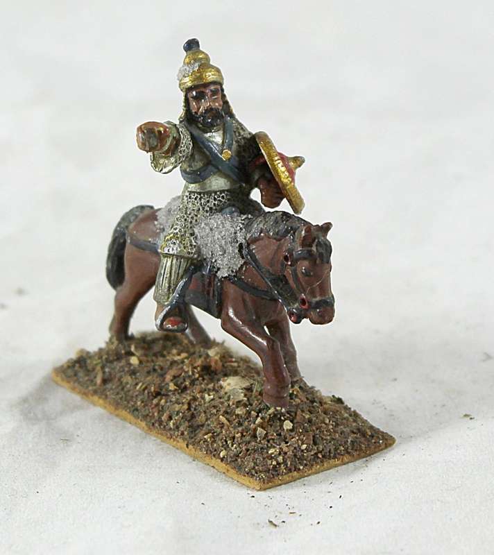 Lead figurine - Eastern horseback warrior