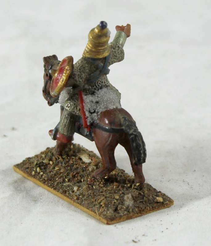 Lead figurine - Eastern horseback warrior