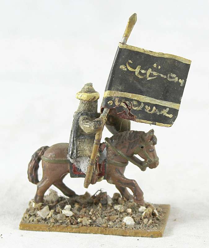 Lead figurine - Eastern horseback warrior