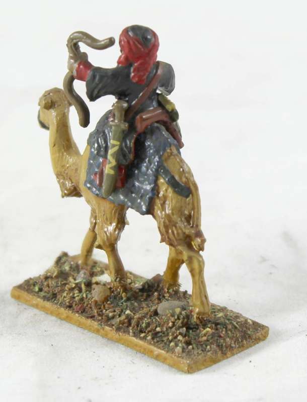 Lead figurine - Arabian camelback archer warrior