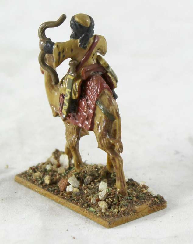 Lead figurine - Arabian camelback archer warrior