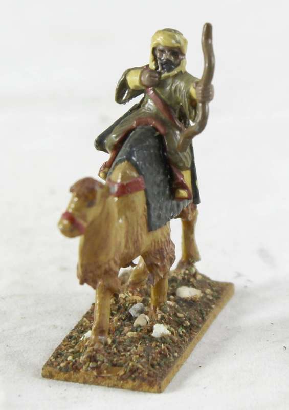 Lead figurine - Arabian camelback archer warrior