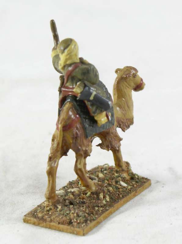 Lead figurine - Arabian camelback archer warrior