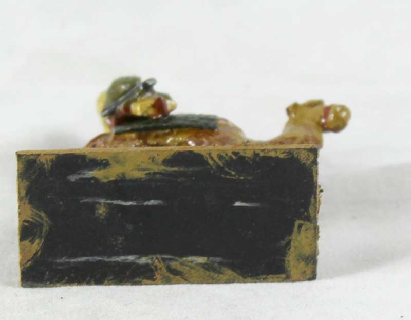 Lead figurine - Arabian camelback archer warrior