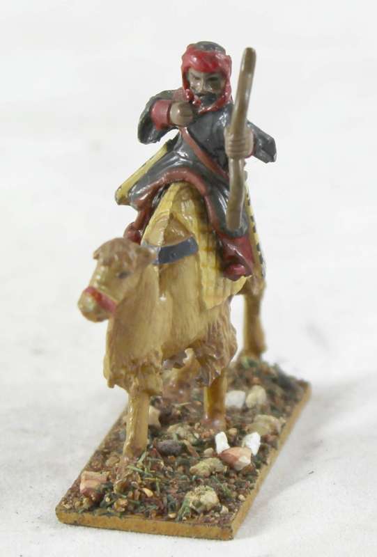 Lead figurine - Arabian camelback archer warrior