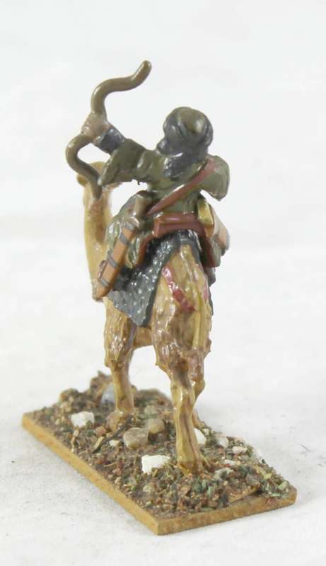 Lead figurine - Arabian camelback archer warrior