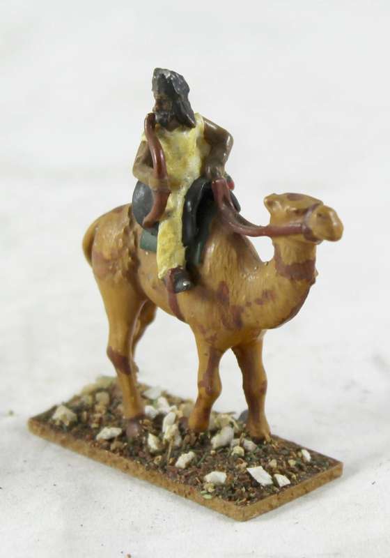 Lead figurine - Arabian camelback archer warrior