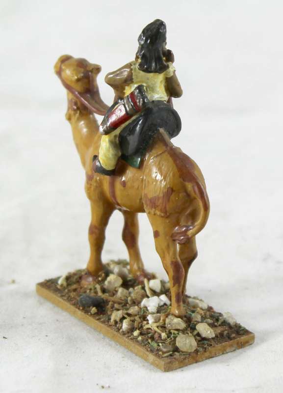 Lead figurine - Arabian camelback archer warrior