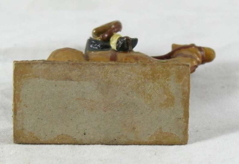 Lead figurine - Arabian camelback archer warrior