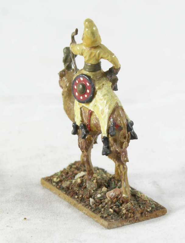 Lead figurine - Arabian camelback archer warrior
