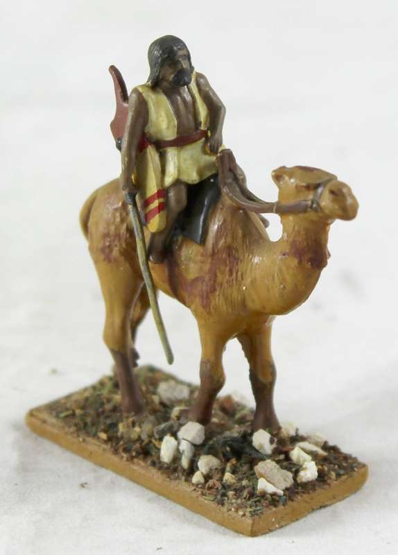 Lead figurine - Arabian camelback warrior