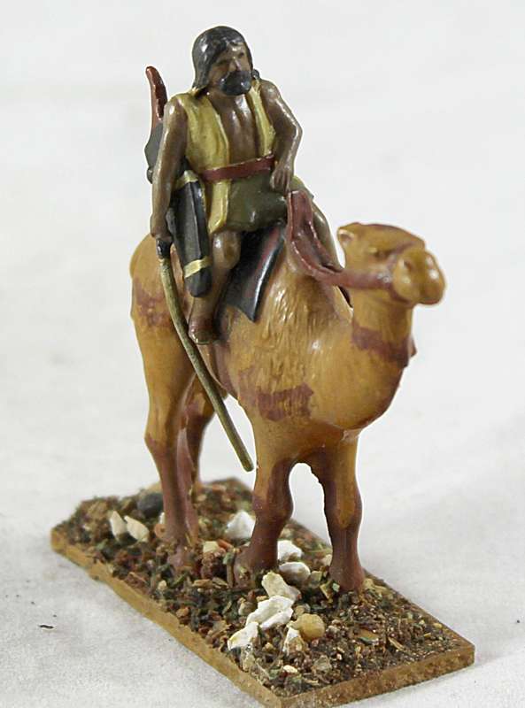 Lead figurine - Arabian camelback warrior