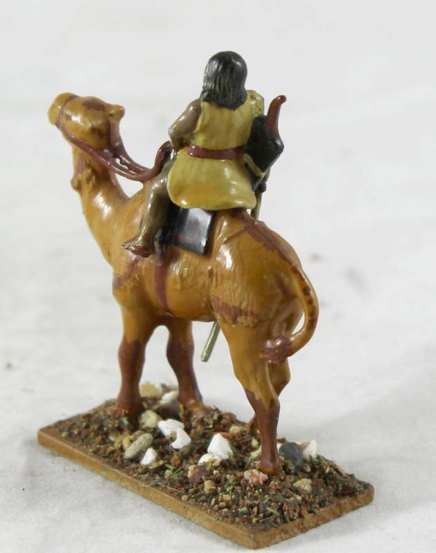 Lead figurine - Arabian camelback warrior