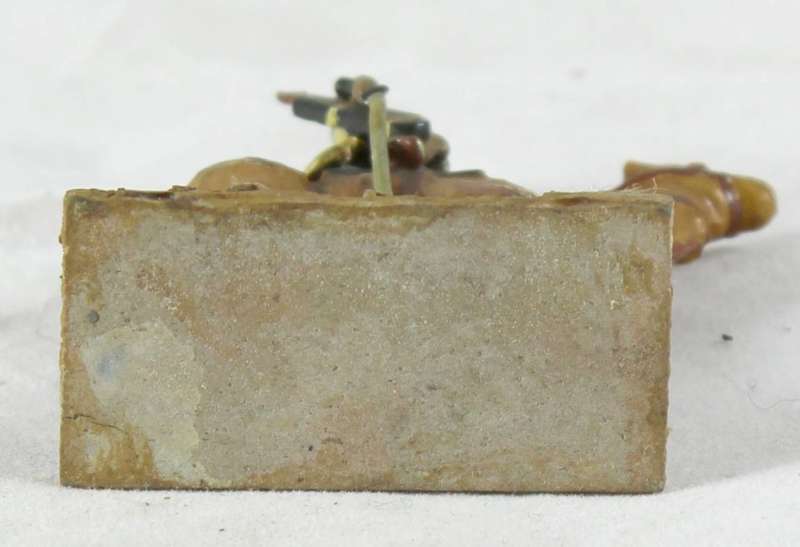 Lead figurine - Arabian camelback warrior