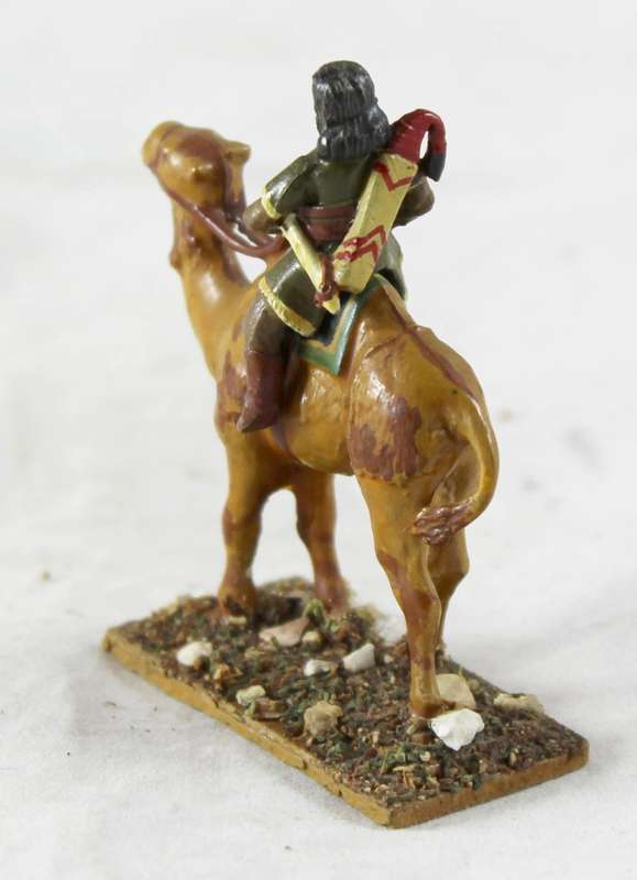 Lead figurine - Arabian camelback warrior