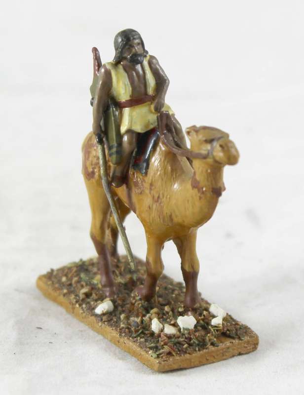 Lead figurine - Arabian camelback warrior