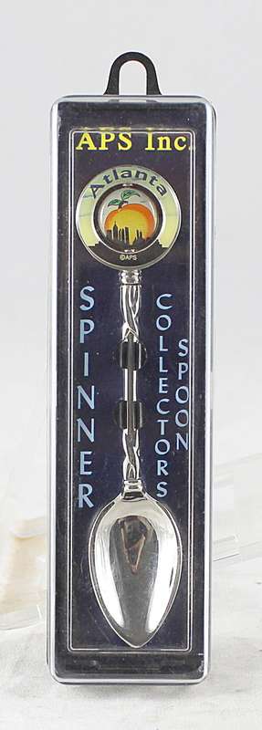 Souvenir Spinner Teaspoon - Atlanta Fruit - Beautiful!