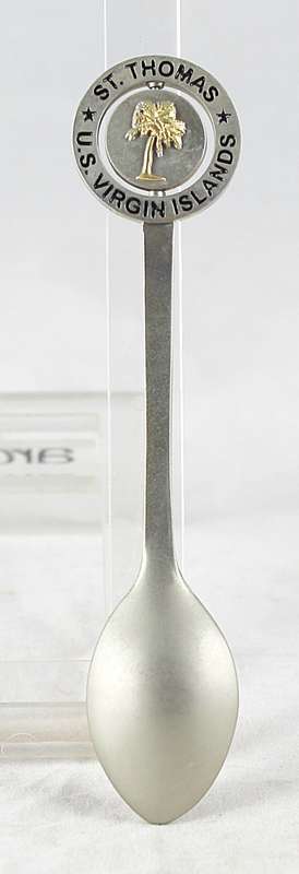 Souvenir Spinner Teaspoon - US Virgin Islands - St. Thomas - Beautiful!