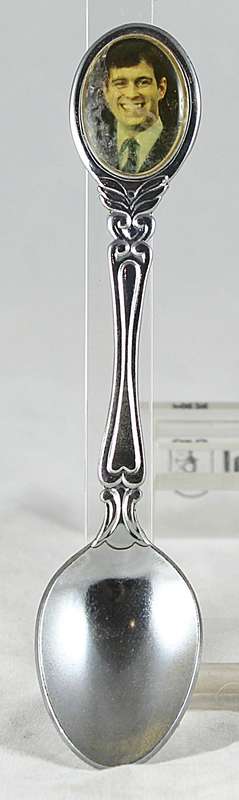 Souvenir Teaspoon - Prince Andrew - Beautiful!
