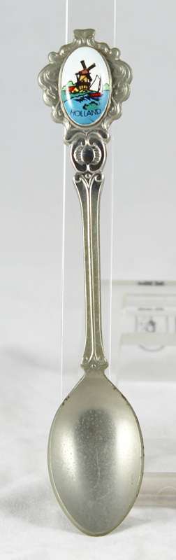 Souvenir Teaspoon - Holland - Porcelain - Beautiful!