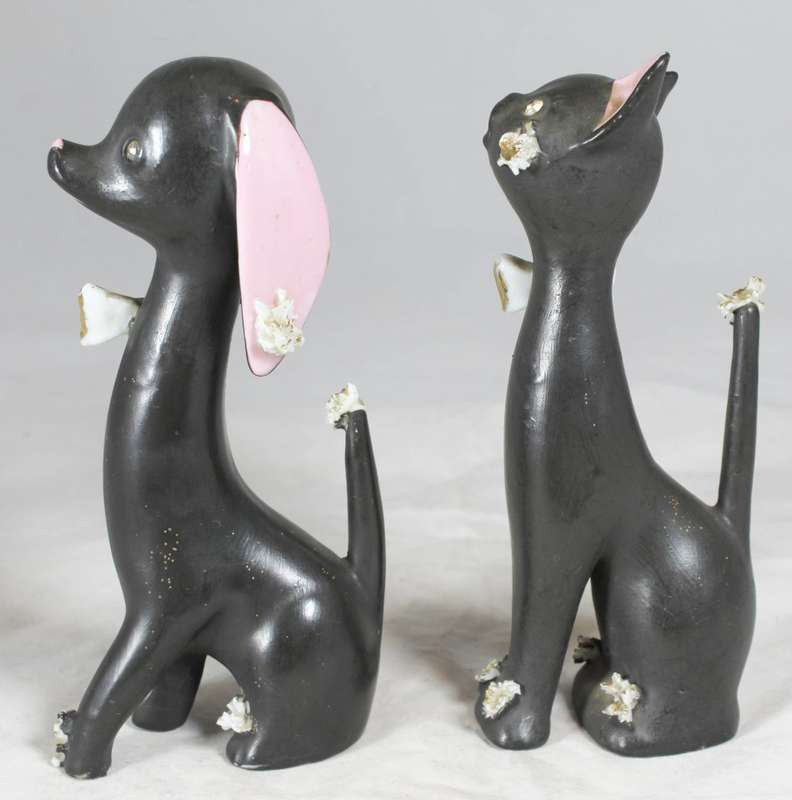 Dog & Cat - Odd Couple Ornaments - Beautiful!