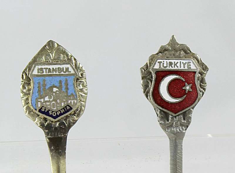 Souvenir spoon - Turkey & Istanbul set of 2