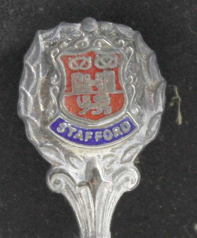 Souvenir spoon - Stafford silver plated