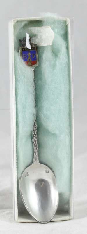 Souvenir Spoon - Belfort - Silver Plated - Beautiful!